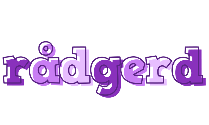 Rådgerd sensual logo