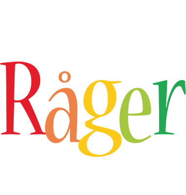 Råger birthday logo