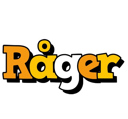 Råger cartoon logo