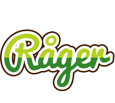Råger golfing logo
