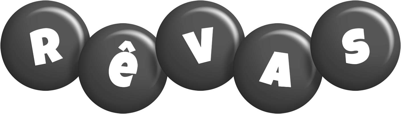 Rêvas candy-black logo