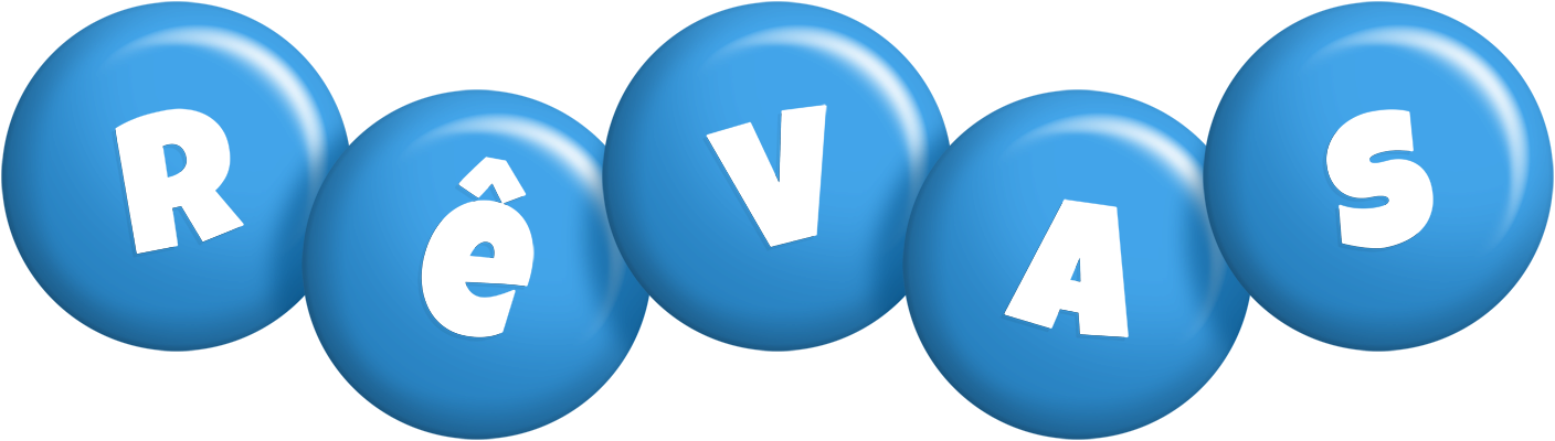 Rêvas candy-blue logo