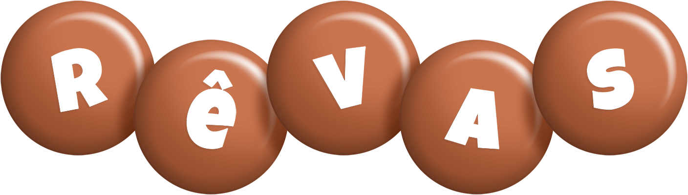 Rêvas candy-brown logo