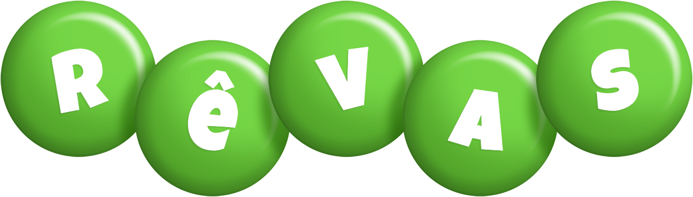 Rêvas candy-green logo