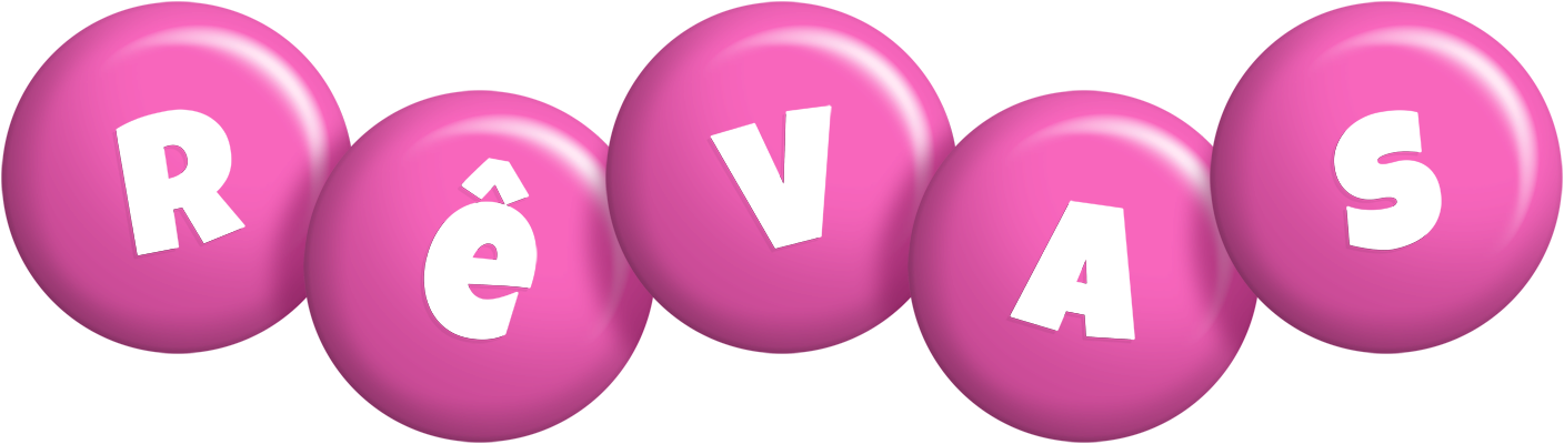 Rêvas candy-pink logo