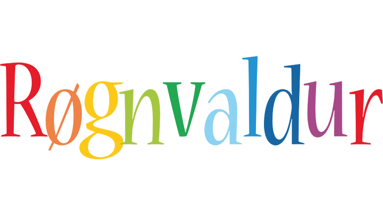 Røgnvaldur birthday logo