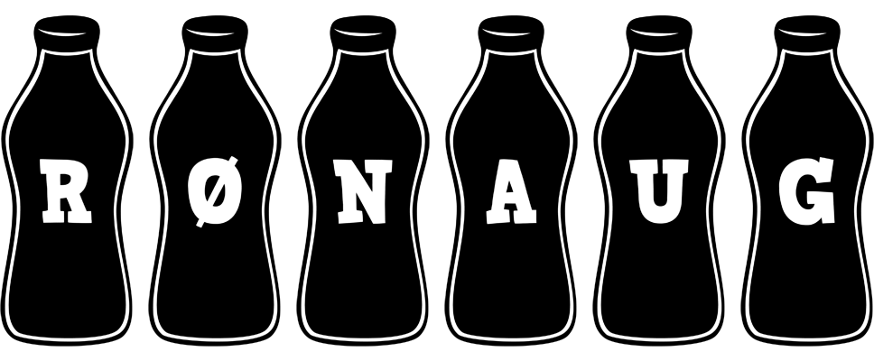 Rønaug bottle logo
