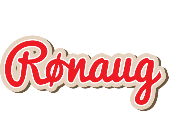 Rønaug chocolate logo