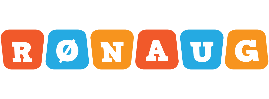 Rønaug comics logo