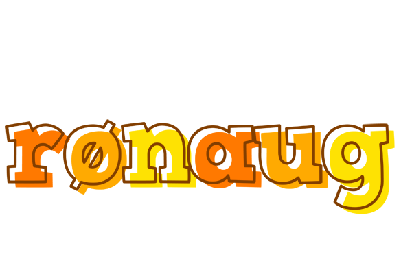 Rønaug desert logo