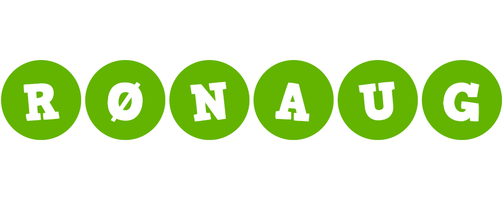 Rønaug games logo
