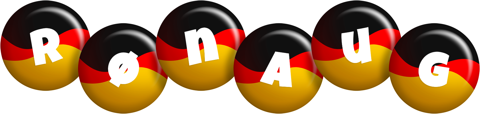 Rønaug german logo