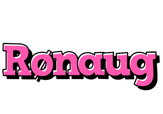 Rønaug girlish logo