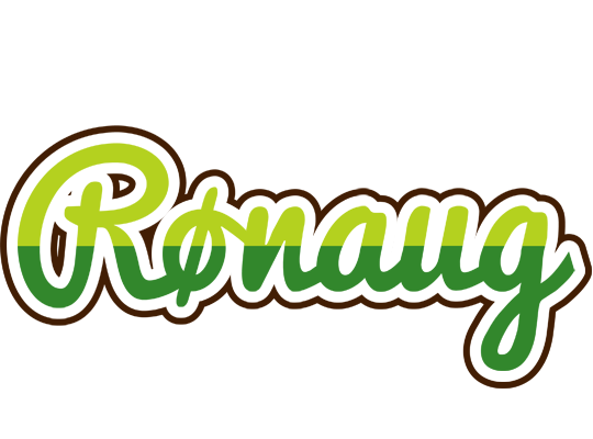 Rønaug golfing logo