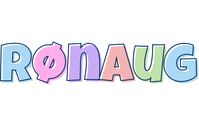 Rønaug pastel logo