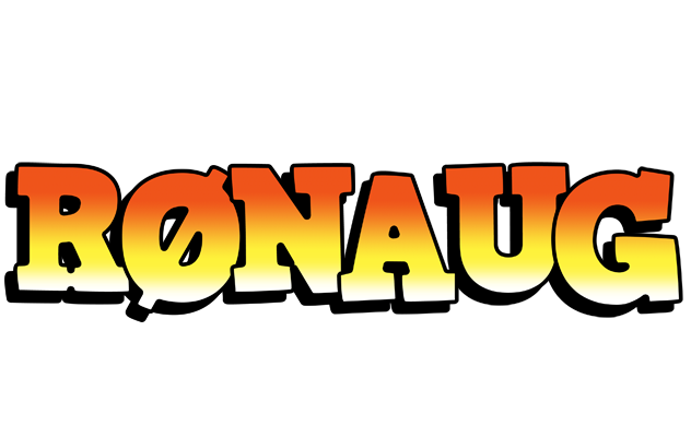 Rønaug sunset logo