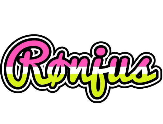 Rønjus candies logo