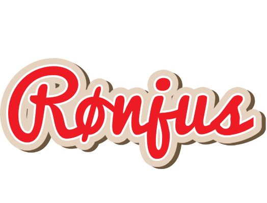 Rønjus chocolate logo