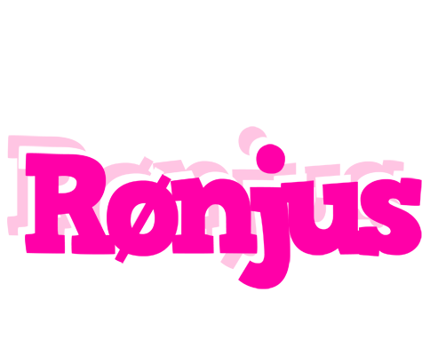 Rønjus dancing logo