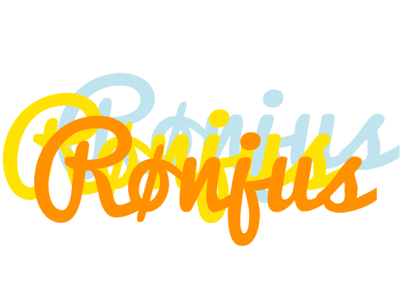 Rønjus energy logo