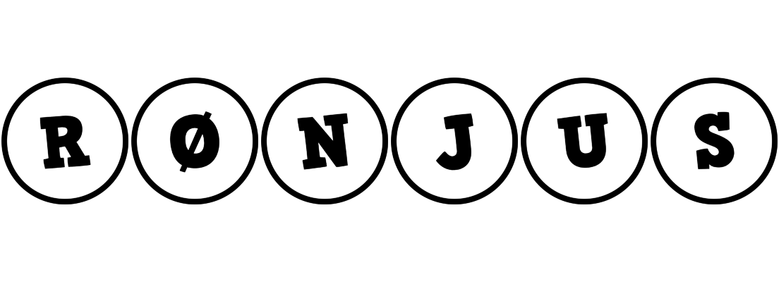 Rønjus handy logo