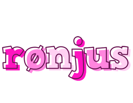 Rønjus hello logo