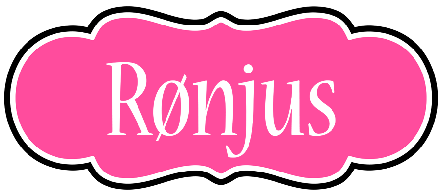 Rønjus invitation logo