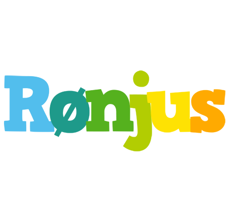Rønjus rainbows logo