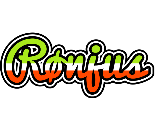Rønjus superfun logo