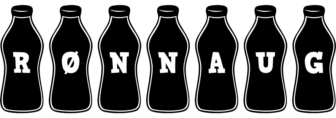 Rønnaug bottle logo