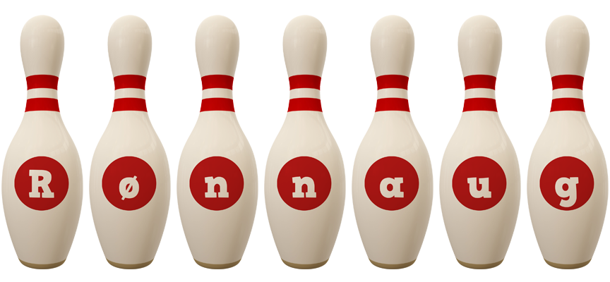 Rønnaug bowling-pin logo