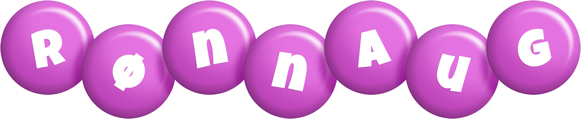 Rønnaug candy-purple logo