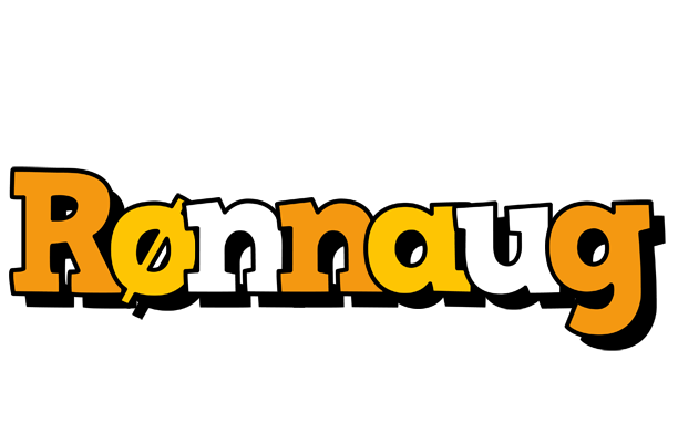Rønnaug cartoon logo