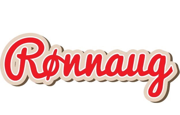Rønnaug chocolate logo