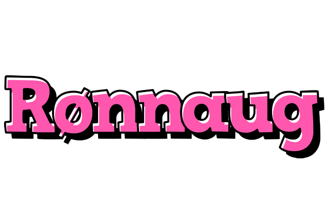 Rønnaug girlish logo