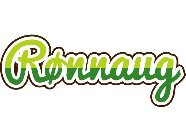 Rønnaug golfing logo