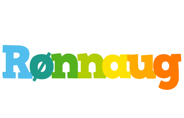 Rønnaug rainbows logo