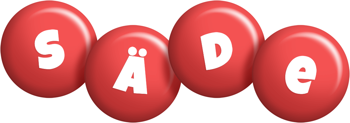 Säde candy-red logo