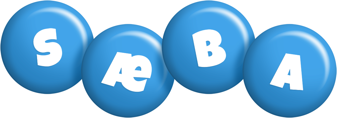Sæba candy-blue logo