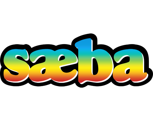 Sæba color logo