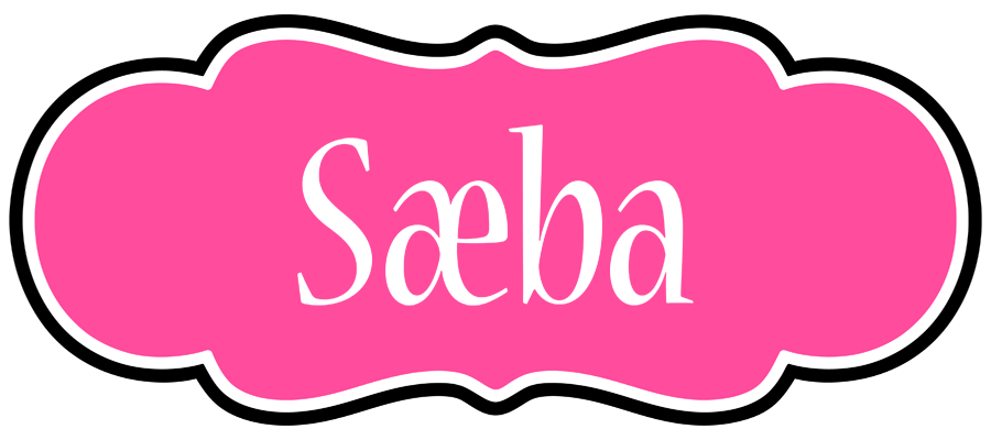 Sæba invitation logo