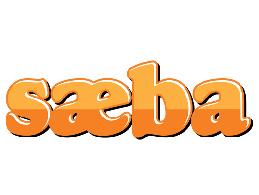 Sæba orange logo