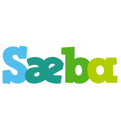 Sæba rainbows logo
