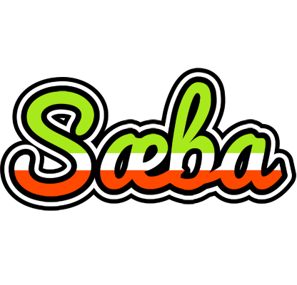 Sæba superfun logo
