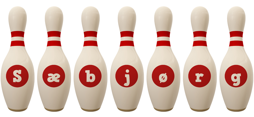 Sæbjørg bowling-pin logo