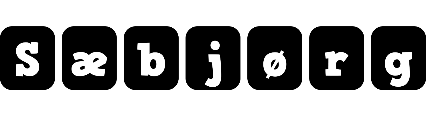 Sæbjørg box logo