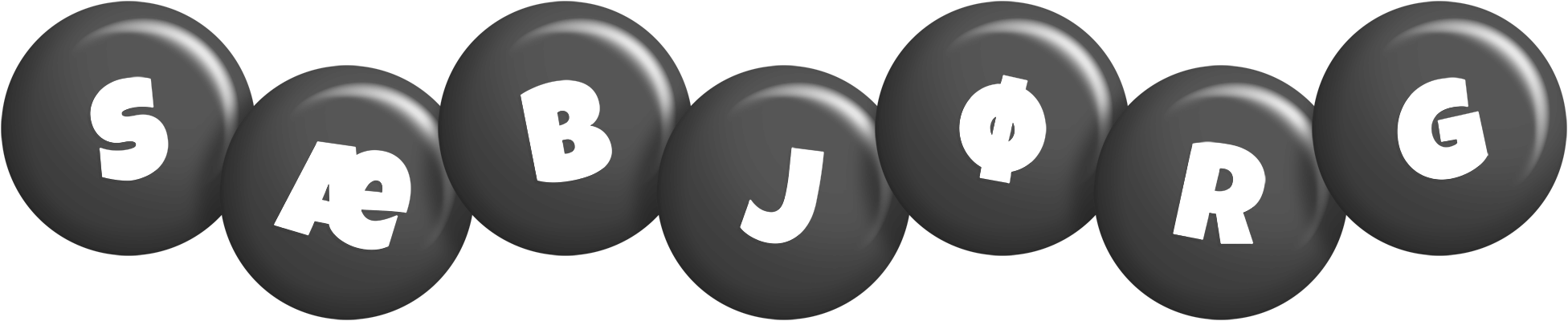 Sæbjørg candy-black logo