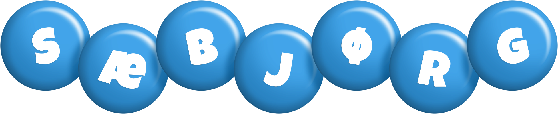 Sæbjørg candy-blue logo