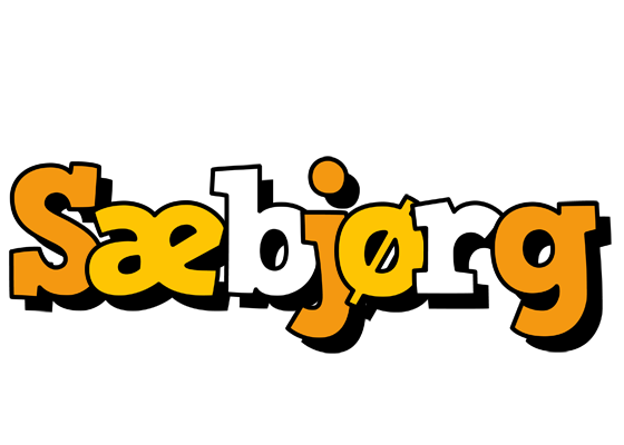 Sæbjørg cartoon logo
