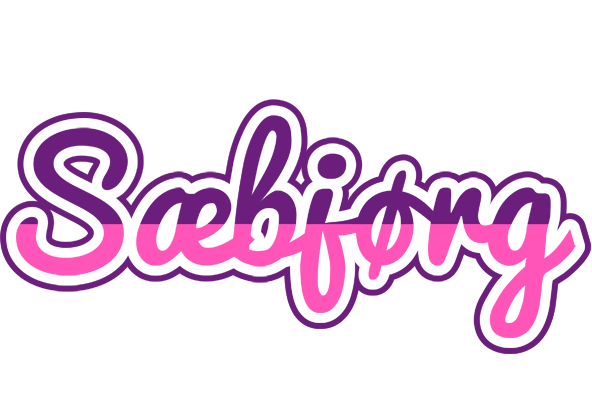 Sæbjørg cheerful logo